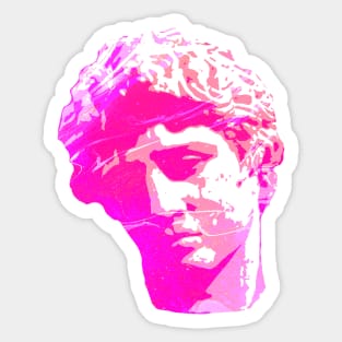 Marble Head (Pink) Sticker